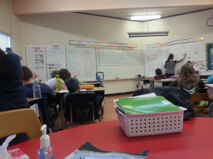 The classroom I was placed into for my field experience - fall 2014
