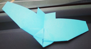 Crafts done with the kids at my work place - paper airplanes.